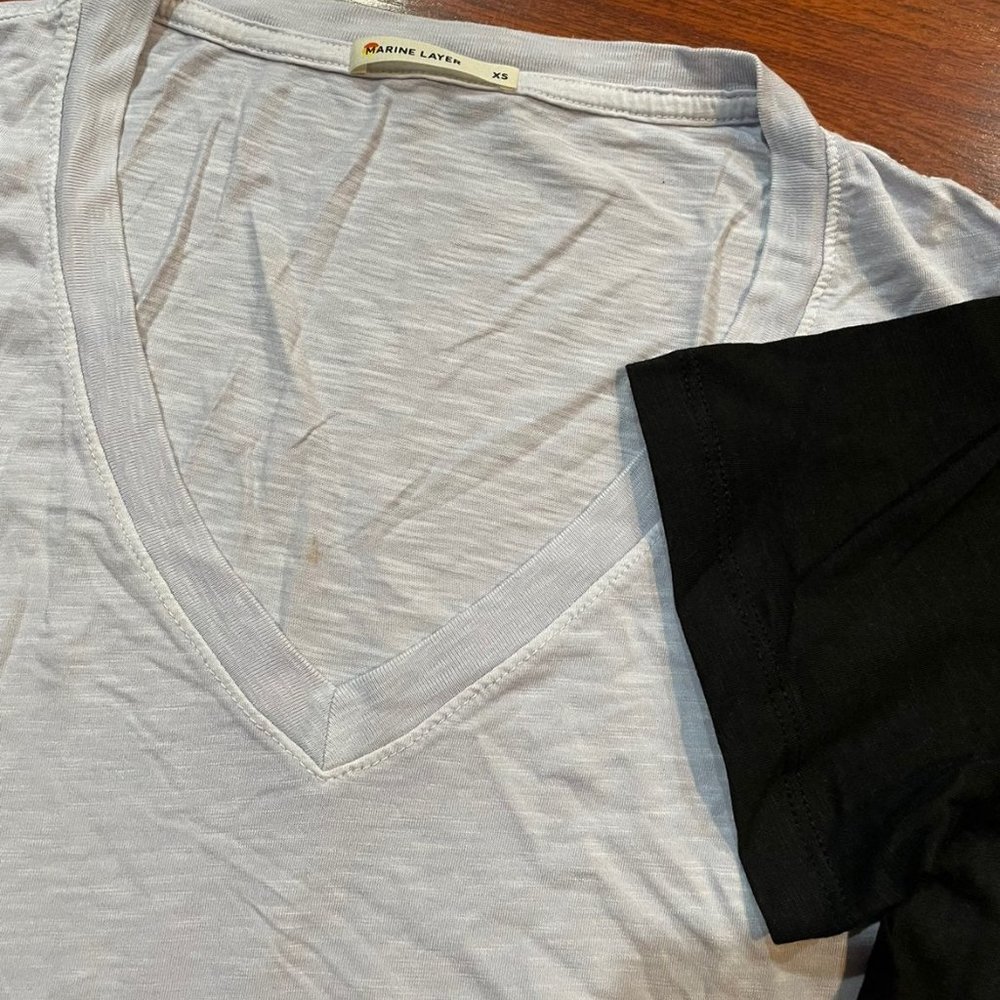 Bundle 2 Of Marine Layer Tee Xs - image 4